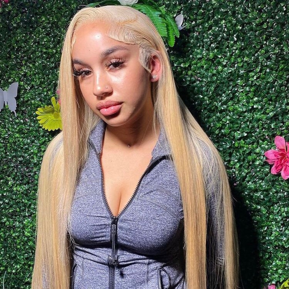 Blonde lace front wig 100% human hair